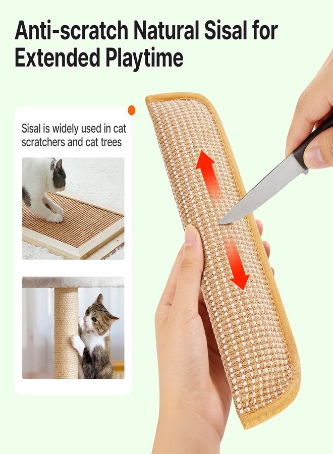 Potaroma Cat Toys Pack of 2 with 6000mg A+ Organic Catnip, Soft Sisal Material Indoor Kitten Scratching and Kicker Toys, Drives Bored Cats Crazy with Fun Interactive Chew - Image 3